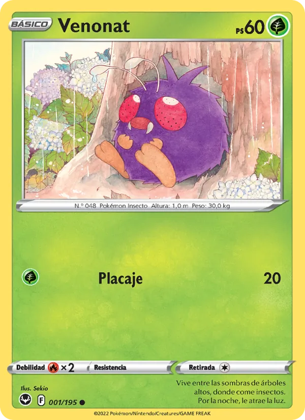 Venonat (Tempestad Plateada #001/195)