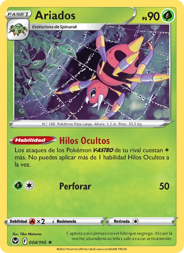 Ariados (Tempestad Plateada #004/195)