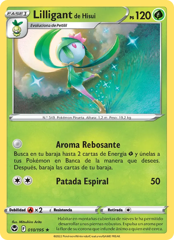 Lilligant de Hisui (Tempestad Plateada #010/195)