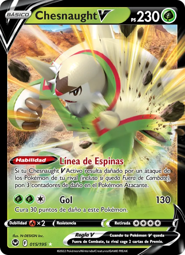 Chesnaught V (Tempestad Plateada #015/195)