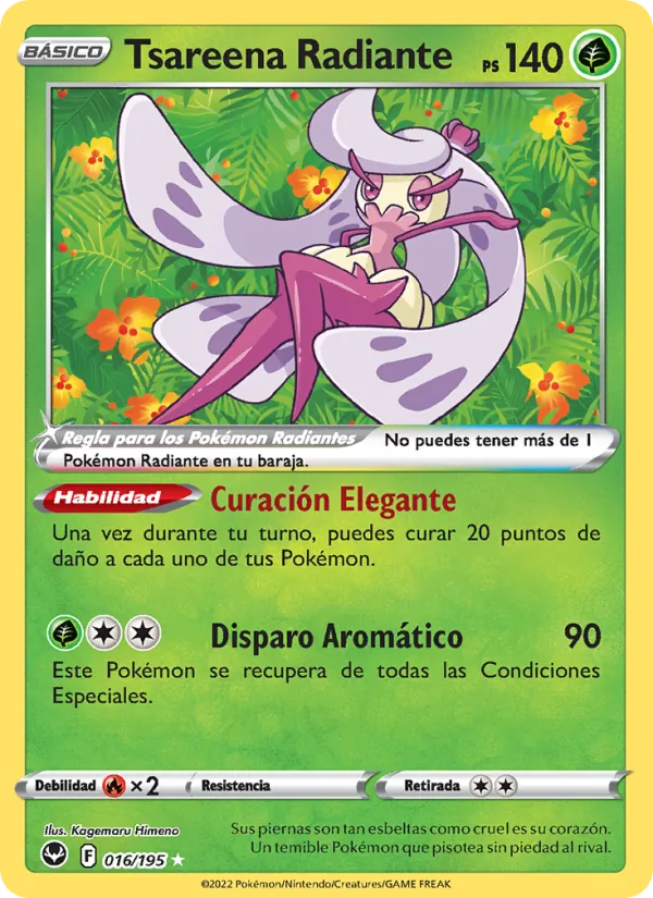 Tsareena Radiante (Tempestad Plateada #016/195)