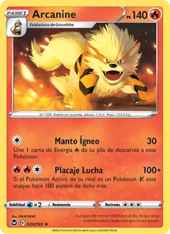Arcanine (Tempestad Plateada #020/195)