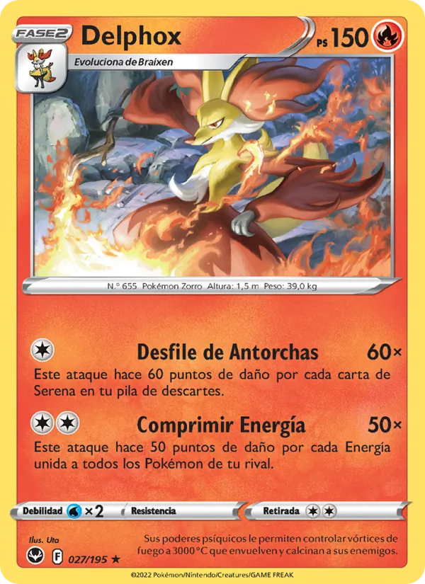 Delphox (Tempestad Plateada #027/195)