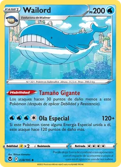 Wailord (Tempestad Plateada #038/195)
