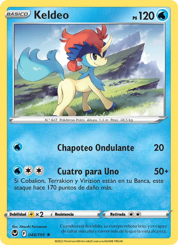 Keldeo (Tempestad Plateada #046/195)