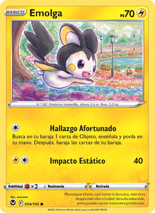 Emolga (Silver Tempest #054/195)