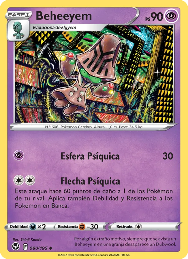 Beheeyem (Tempestad Plateada #080/195)