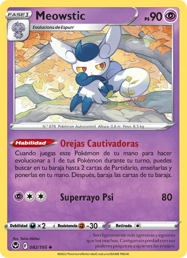 Meowstic (Tempestad Plateada #082/195)