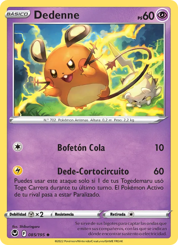 Dedenne (Tempestad Plateada #085/195)