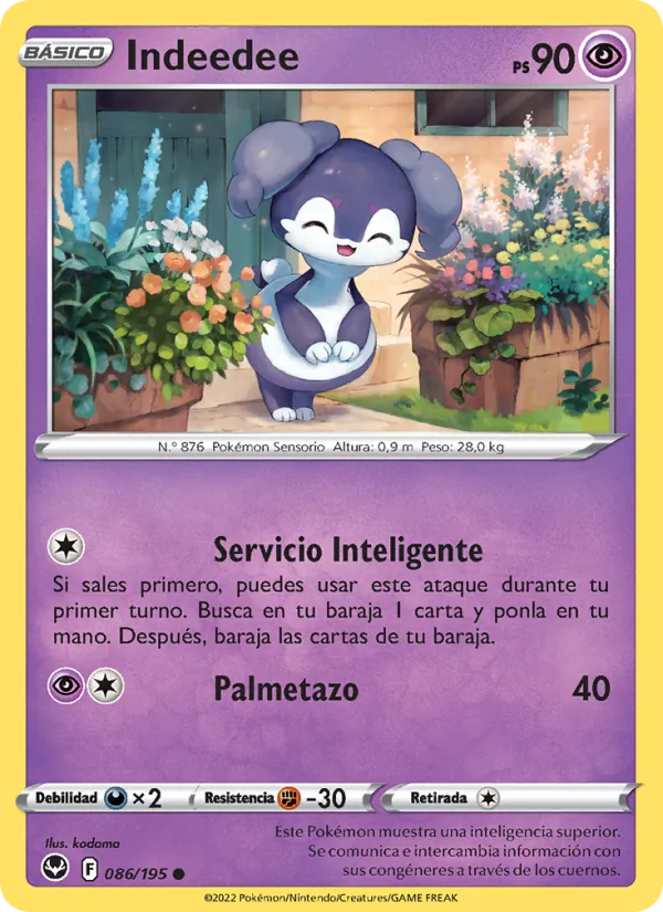 Indeedee (Tempestad Plateada #086/195)