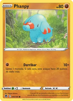 Phanpy (Tempestad Plateada #091/195)