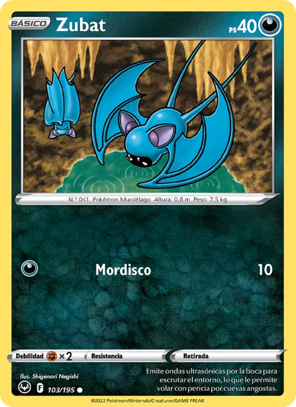 Zubat (Silver Tempest #103/195)