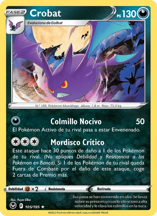 Crobat (Silver Tempest #105/195)