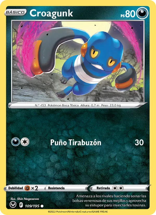 Croagunk (Tempestad Plateada #109/195)