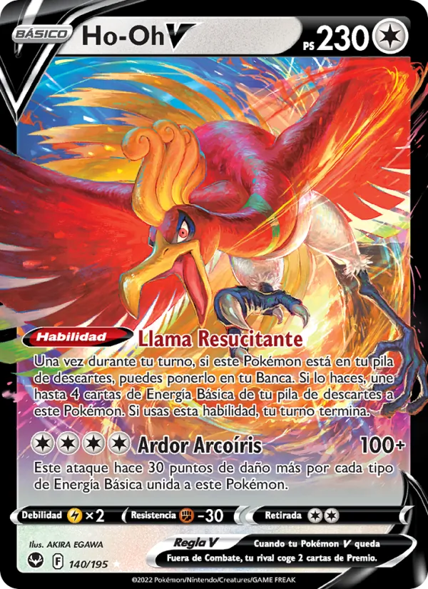 Ho-Oh V (Tempestad Plateada #140/195)