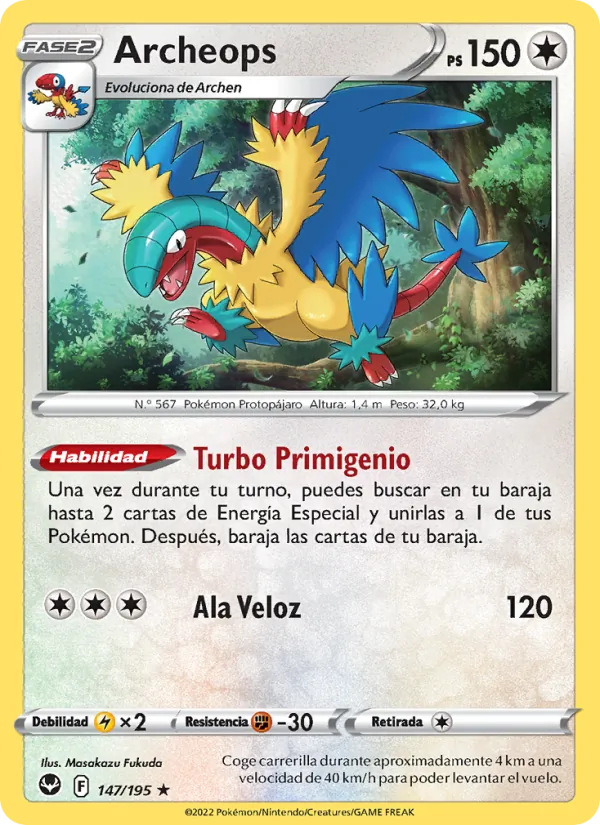Archeops (Silver Tempest #147/195)