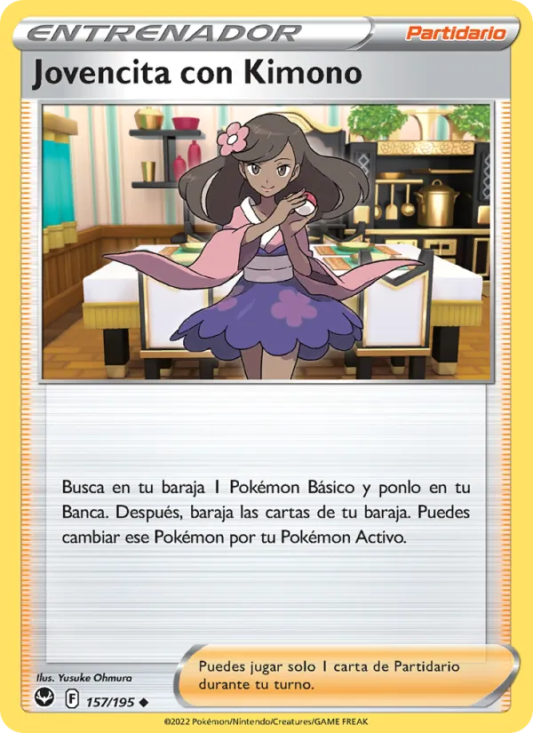 Jovencita con Kimono (Silver Tempest #157/195)