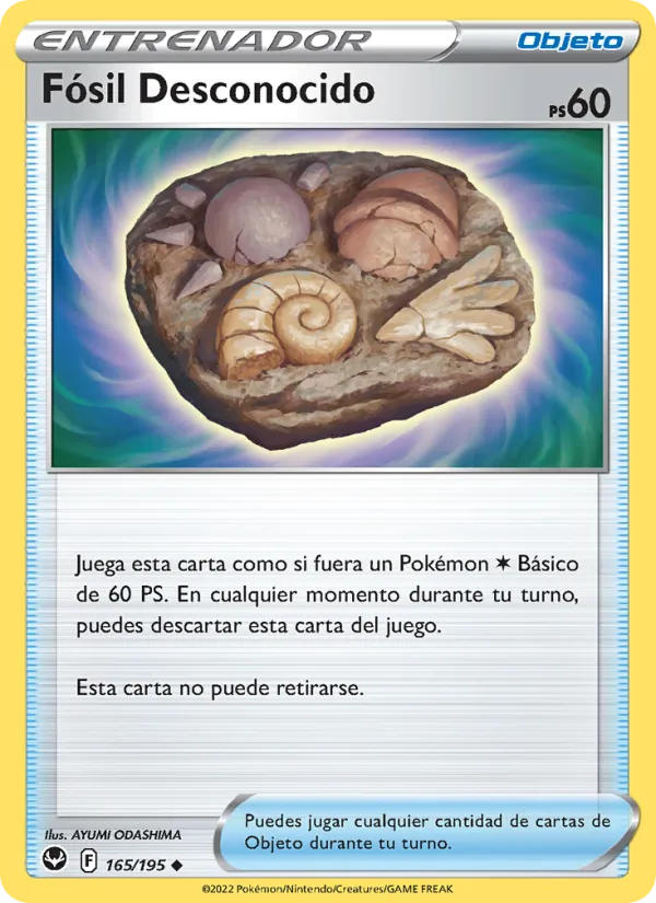 Fósil Desconocido (Tempestad Plateada #165/195)