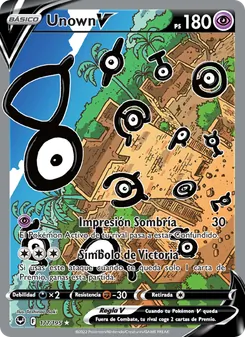 Unown V (Tempestad Plateada #177/195)