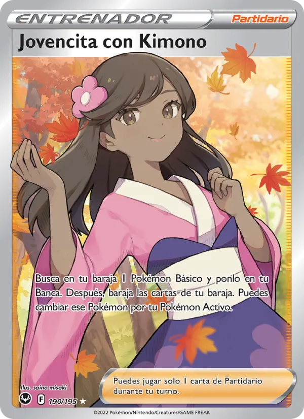 Jovencita con Kimono (Tempestad Plateada #190/195)