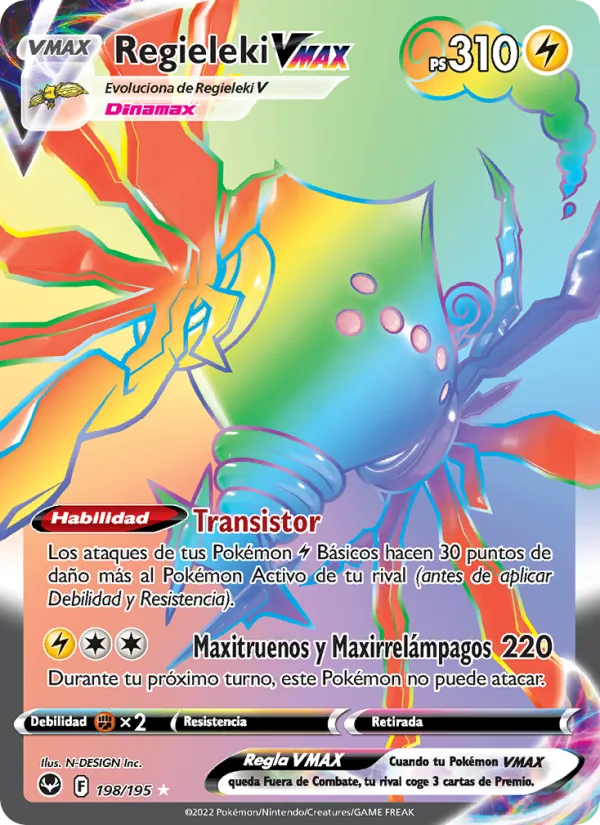 Regieleki VMAX (Tempestad Plateada #198/195)