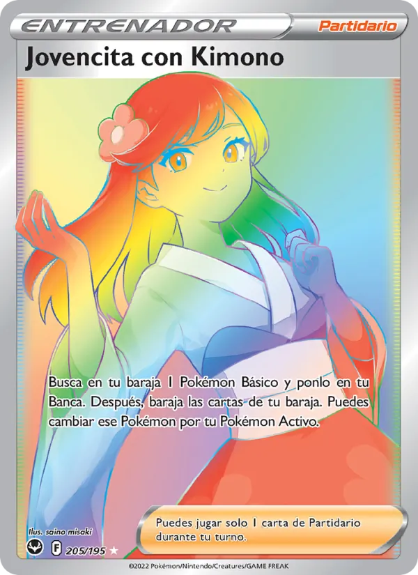 Jovencita con Kimono (Tempestad Plateada #205/195)