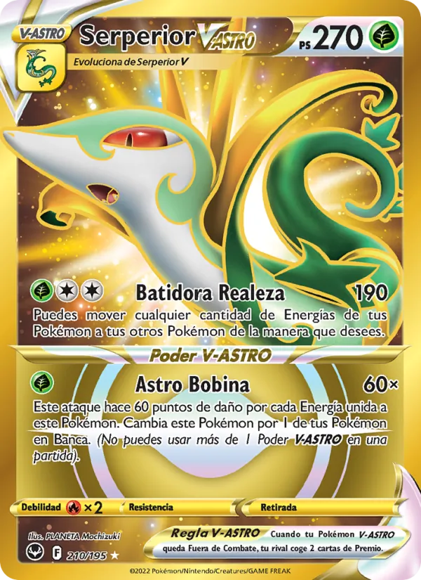 Serperior V-ASTRO (Tempestad Plateada #210/195)