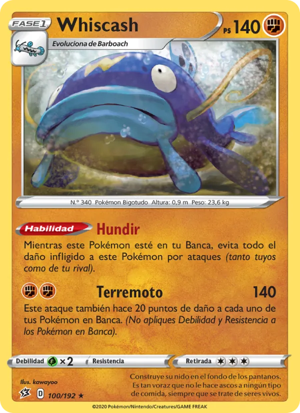 Whiscash (Rebel Clash #100/192)