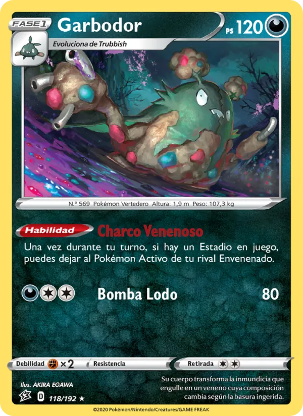 Garbodor (Choque Rebelde #118/192)