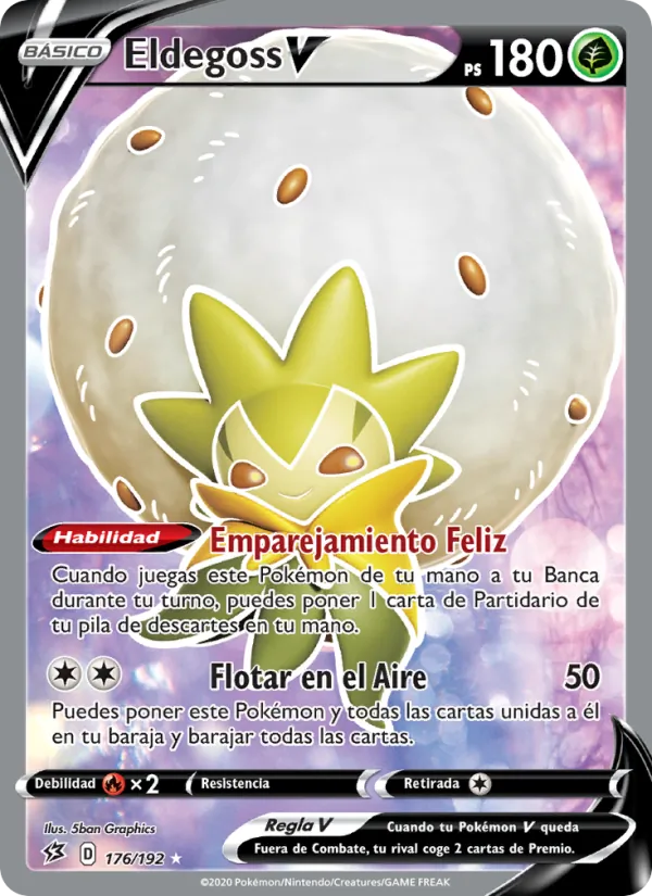 Eldegoss V (Choque Rebelde #176/192)