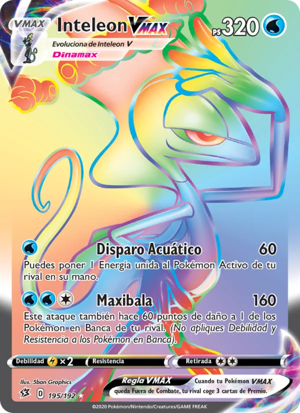 Inteleon VMAX (Rebel Clash #195/192)