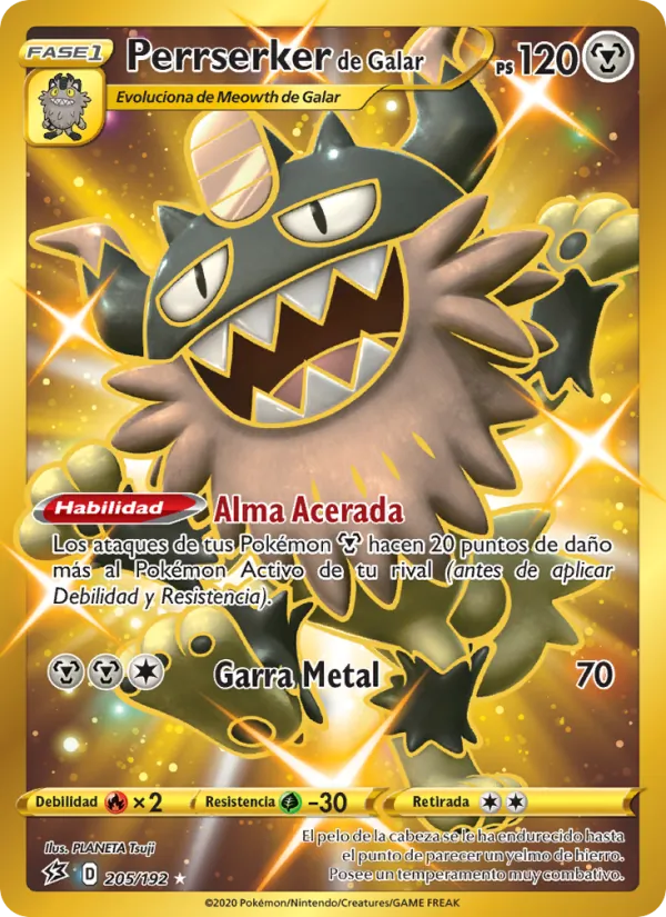 Perrserker de Galar (Choque Rebelde #205/192)