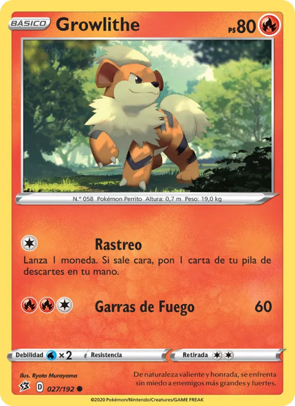 Growlithe (Choque Rebelde #27/192)