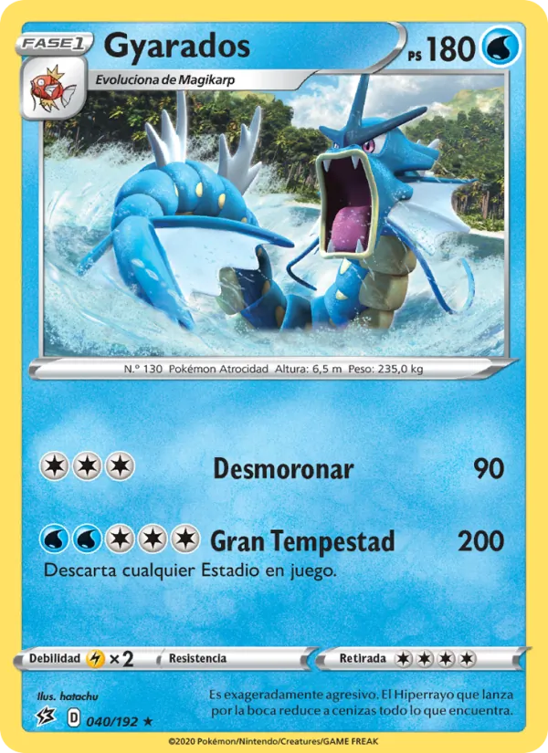 Gyarados (Choque Rebelde #40/192)