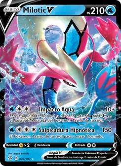 Milotic V (Choque Rebelde #43/192)