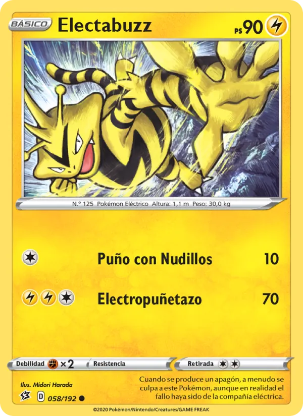 Electabuzz (Choque Rebelde #58/192)