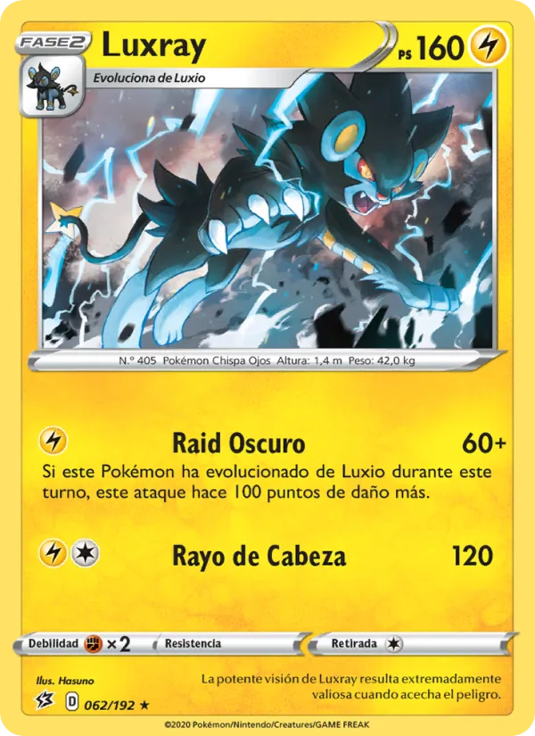 Luxray (Rebel Clash #62/192)