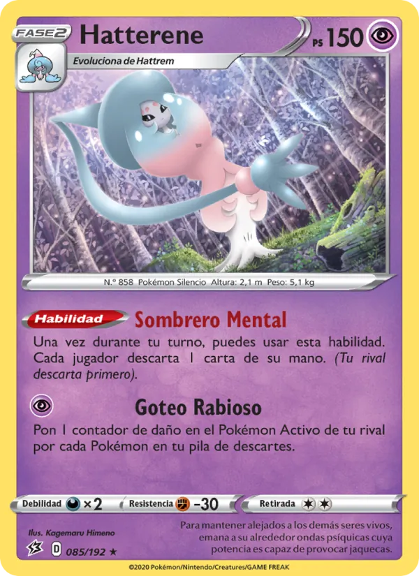 Hatterene (Rebel Clash #85/192)