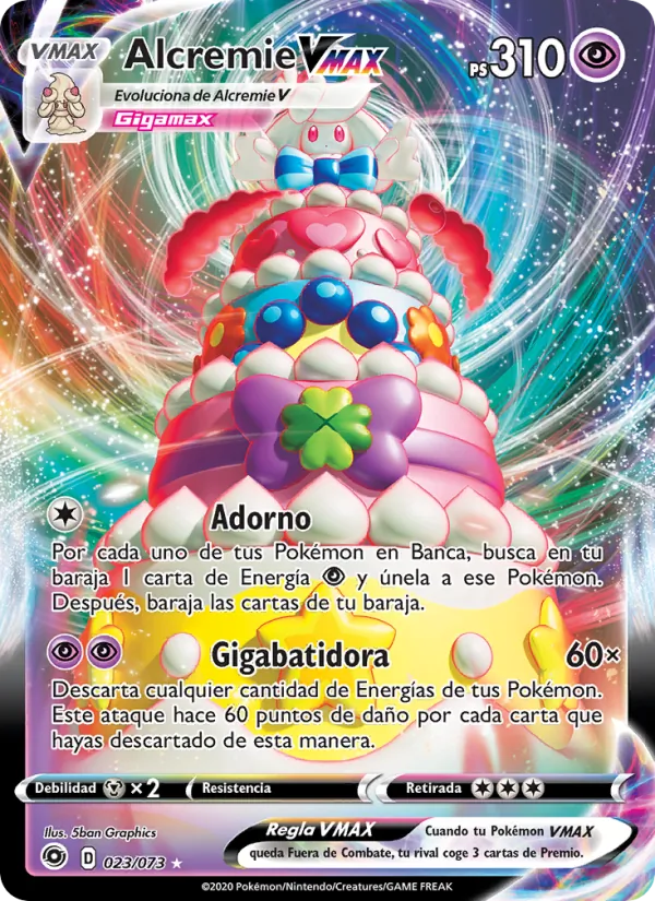 Alcremie VMAX (Camino de Campeones #23/73)