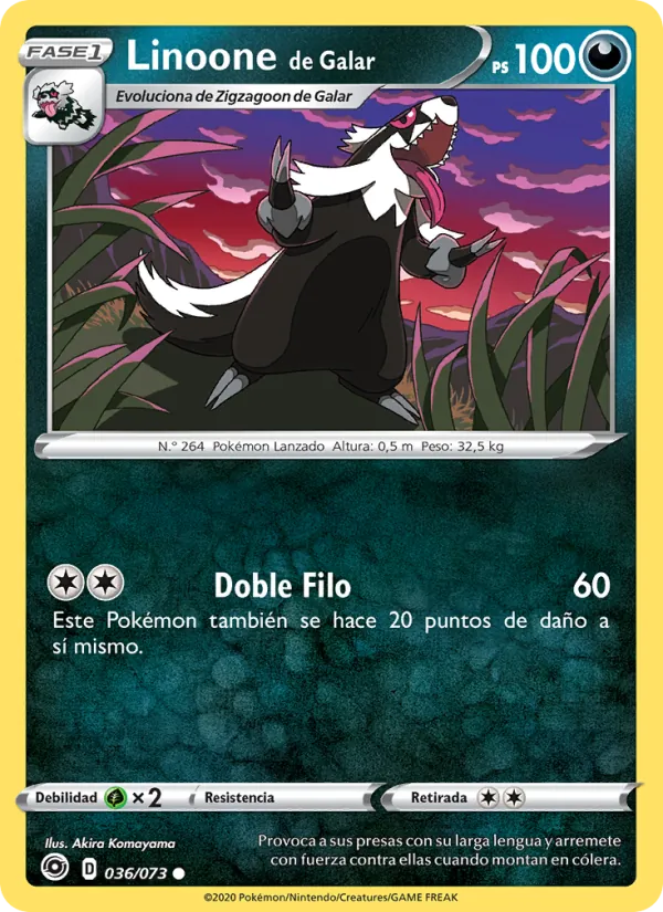 Linoone de Galar (Camino de Campeones #36/73)