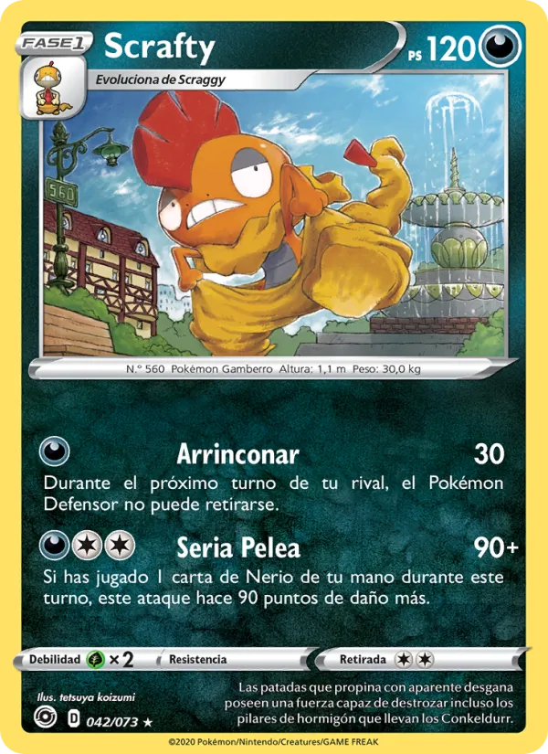 Scrafty (Camino de Campeones #42/73)