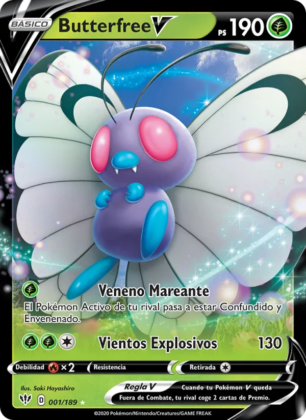 Butterfree V (Oscuridad Incandescente #1/189)