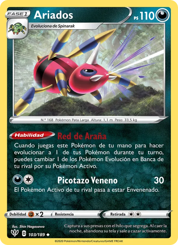 Ariados (Oscuridad Incandescente #103/189)