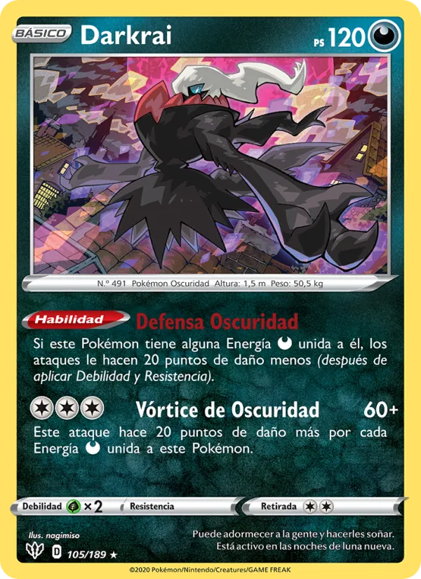 Darkrai (Oscuridad Incandescente #105/189)