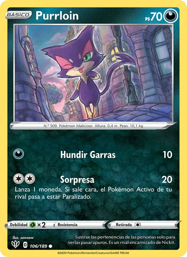 Purrloin (Darkness Ablaze #106/189)