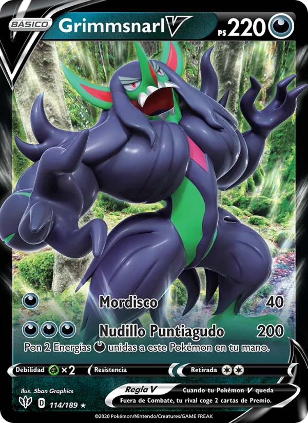 Grimmsnarl V (Oscuridad Incandescente #114/189)