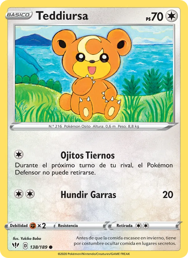 Teddiursa (Darkness Ablaze #138/189)