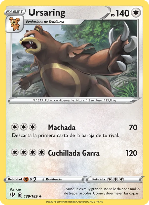 Ursaring (Darkness Ablaze #139/189)