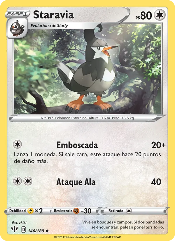 Staravia (Oscuridad Incandescente #146/189)