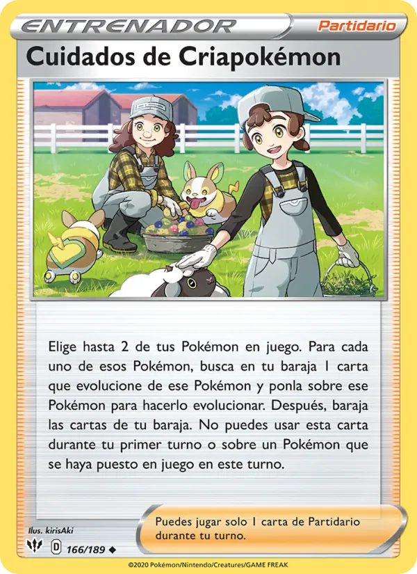 Cuidados de Criapokémon (Oscuridad Incandescente #166/189)